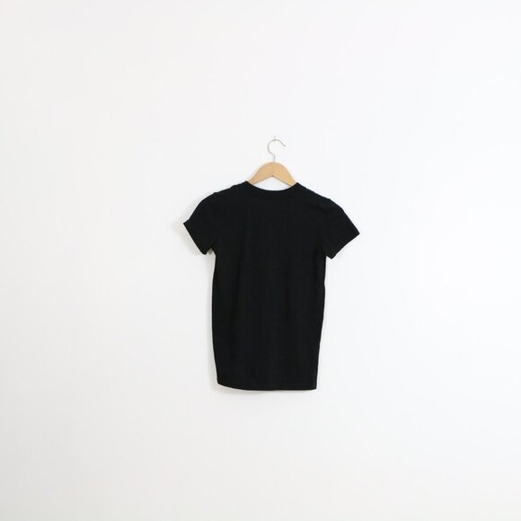 *One Bomb Mom Black V Neck T Shirt - Picture 4 of 5